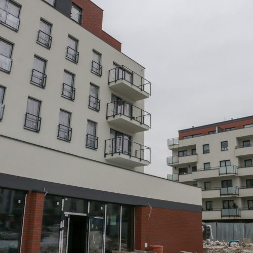 zdjęcia z etapu budowy mieszkań Katowice Luty 2019